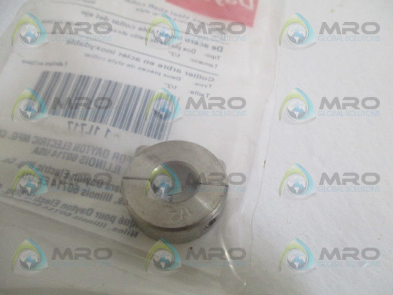 DAYTON 1L717A SHAFT COLLAR 1/2" NSMP
