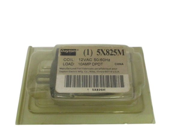 DAYTON 5X825M RELAY 12VAC NSMP