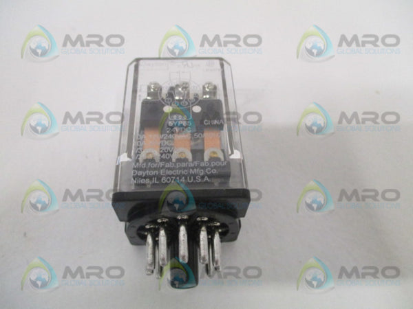 DAYTON 5YP85 RELAY 24VDC NSMP