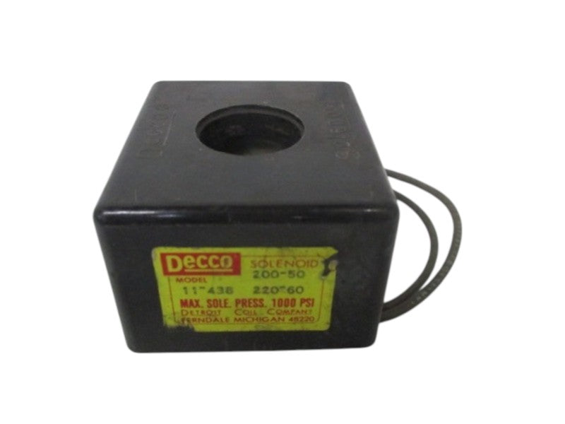 DECCO 11-438 SOLENOID COIL 200/220V NSNP