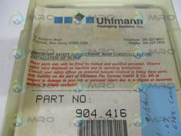 UHLMANN 904.416 EV1-2EE-A CIRCUIT BOARD NSMP