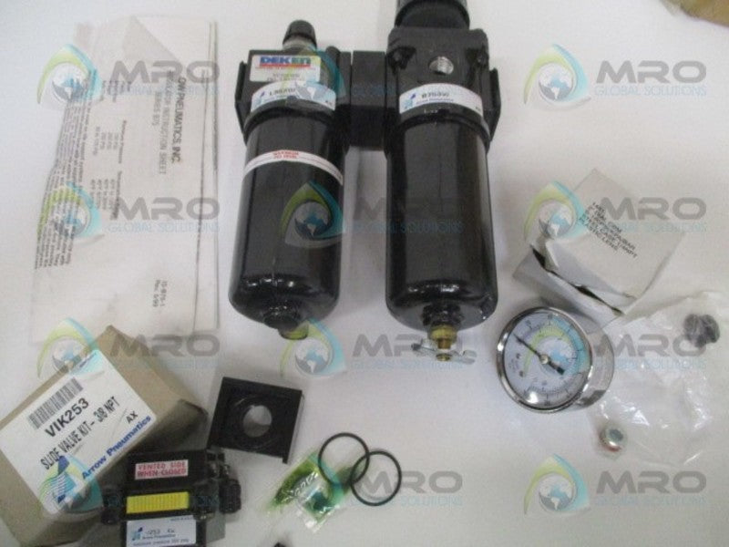ARROW PNEUMATICS VC70353W FILTER REGULATOR LUBRICATOR 3/8" NSMP