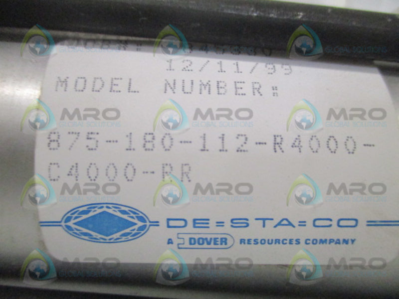 DESTACO 875-180-112-R4000-C4000-RR HYDRUALIC CYLINDER UNMP