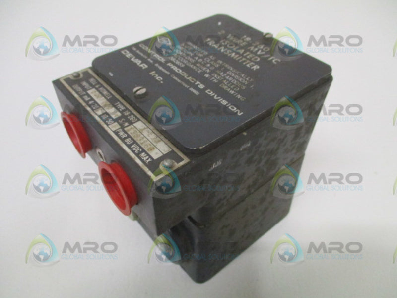 DEVAR 18-260-1E24 2-WIRE MV/TC ISOLATED TRANSMITTER UNMP