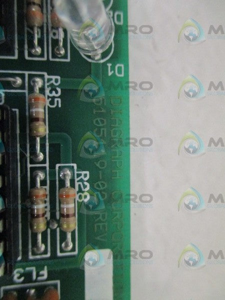 DIAGRAPH CORPORATION 6105119-02 CONTROL PROCESS BOARD NSNP