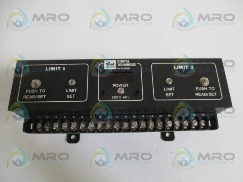 VALERON DIGITAL TECHNIQUES 722-1135 LIMIT CONTROLLER UNMP