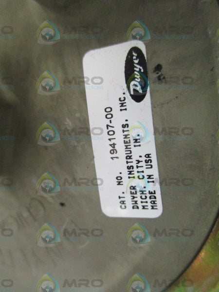 DWYER 194107-00 LOW DIFFERENTIAL PRESSURE SWITCH NSNP