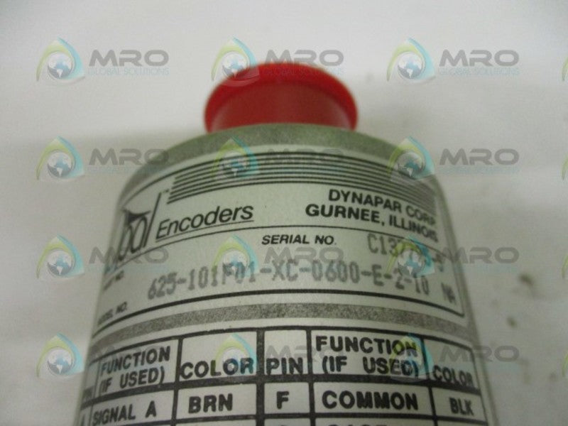 DYNAPAR 625-101F01-XC-0600-E-2-10 ENCODER NSMP