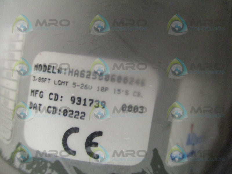 DYNAPAR HA62500600246 3/8SFT LGMT 5-26V 10P 15'S CBL ENCODER NSMP
