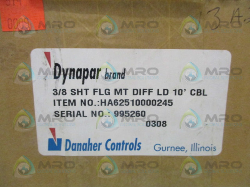 DYNAPAR HA62510000245 3/8" SHT FLG MT DIFF LD 10' CABLE NSFS