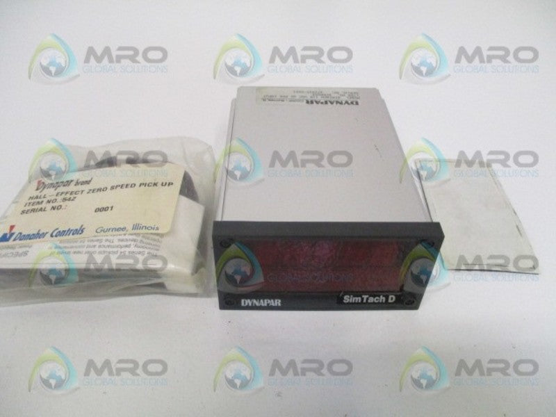 DYNAPAR SIMTACH STD0002 INPUT SPEED INDICATOR 115VAC NSMP