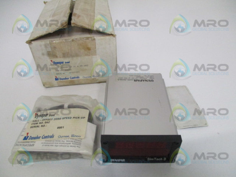 DYNAPAR SIMTACH STD0002 INPUT SPEED INDICATOR 115VAC NSMP