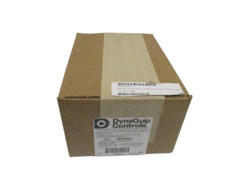 DYNAQUIP CONTROLS 6CX05 PNEUMATIC ACTUATED BRASS BALL VALVE NSFS