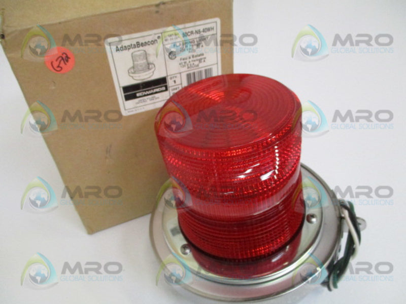 EDWARDS ADAPTABEACON 50CR-N5-40WH RED FLASHING LIGHT NSMP