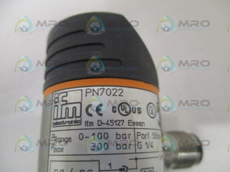 IFM EFECTOR PN7022 PRESSURE MONITOR NSNP