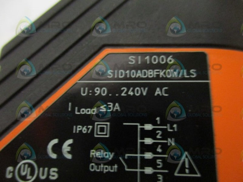 IFM EFECTOR SI8507 FLOW MONITOR NSMP