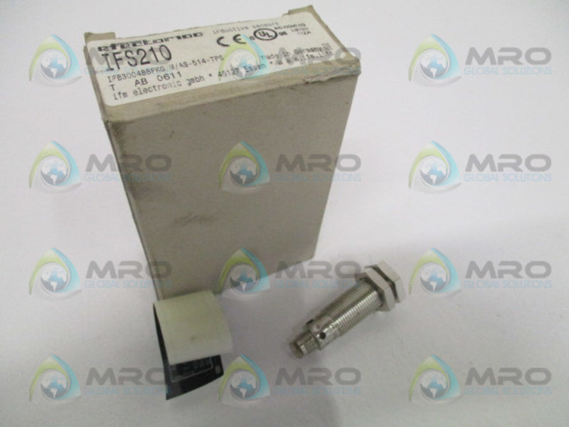 IFM EFECTOR IFS210 INDUCTIVE PROXIMITY SENSOR NSMP