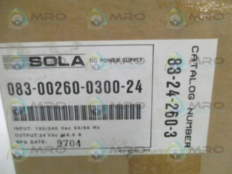 SOLA 83-24-260-03 NSMP