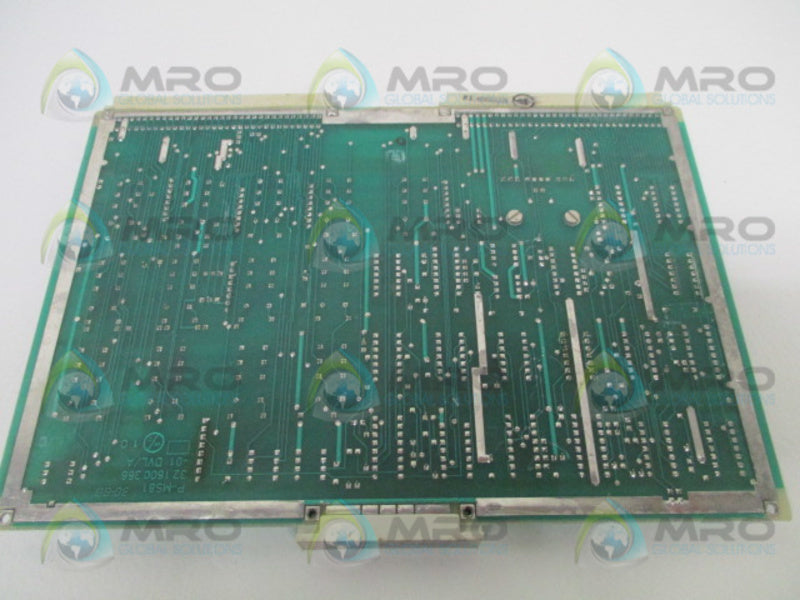 ELECTROCOM AUTOMATION 32.1600.366-00 CONTROL BOARD UNMP