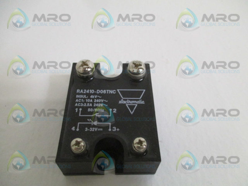 ELECTROMATIC RA2410-D06TNC SOLID STATE RELAY NSMP