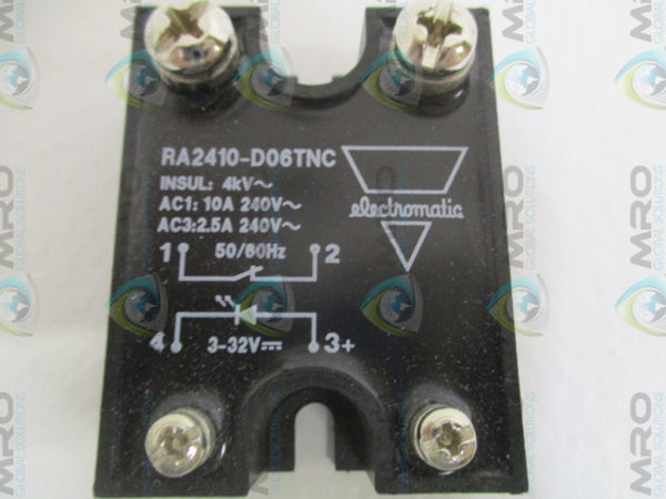 ELECTROMATIC RA2410-D06TNC SOLID STATE RELAY NSMP