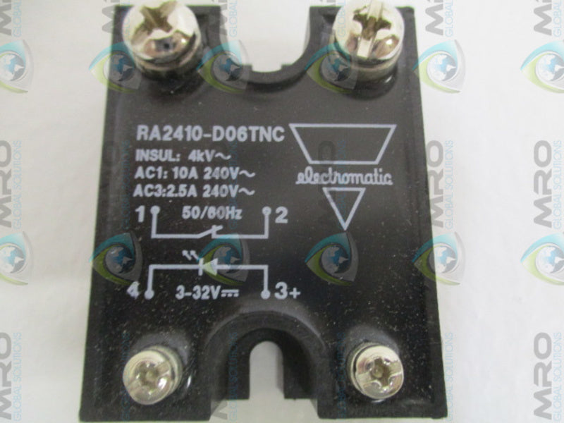 ELECTROMATIC RA2410-D06TNC SOLID STATE RELAY NSMP
