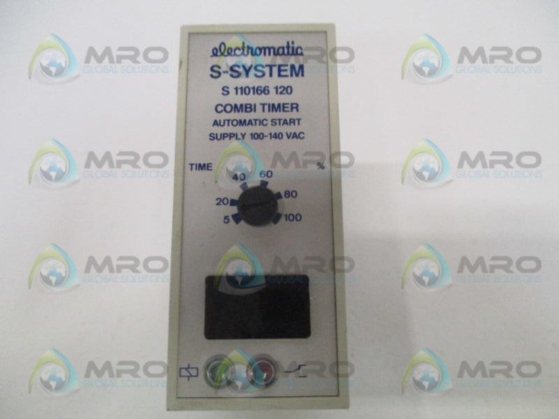 ELECTROMATIC S110166120 COMBI TIMER AUTOMATIC START UNMP