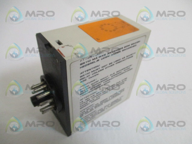 ELECTROMATIC SR110724 MACHINE OPERATOR SAFEGUARD 24VDC UNMP