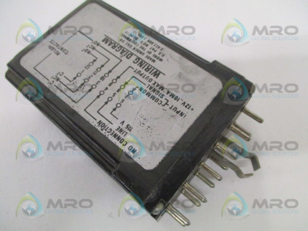 ELECTRO MINI-DELAY 55136 DELAYED BREAK RELAY .05-1 SEC. 115V UNMP