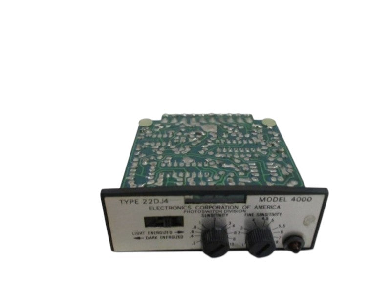 ECA PHOTOSWITCH 22DJ4-4000 SENSOR CONTROLLER MODULE NSNP