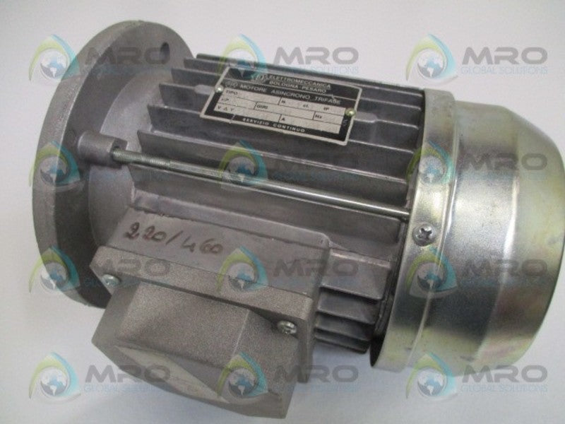 ELETTROMECCANICA T63BN/4 MOTOR 0.25HP UNMP