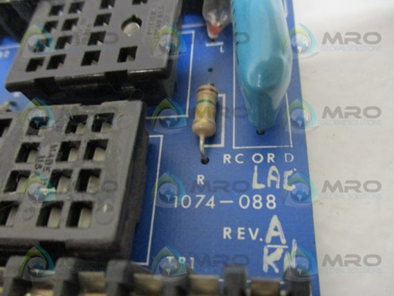 EMERSON 1074-088 RELAY SOCKET BOARD NSNP