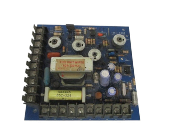 EMERSON 1251-4001 CONTROL BOARD UNMP