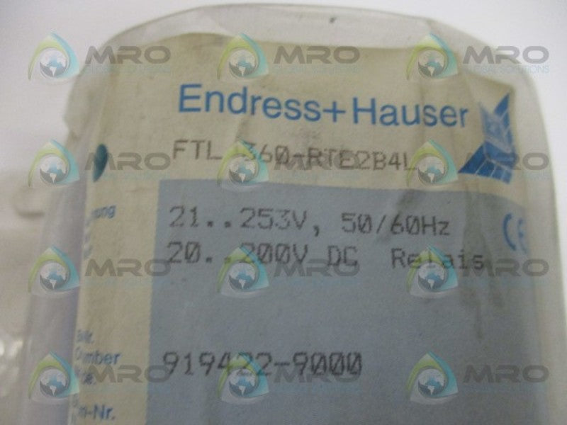 ENDRESS+HAUSER LIQUIPHANT II FTL360-RTE2B4L LEVEL SWITCH NSNP