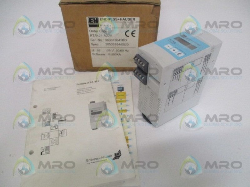ENDRESS+HAUSER RTA421-A22A CONTACTOR NSMP