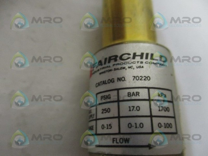 FAIRCHILD 70220 PRESSURE REGULATOR NSMP