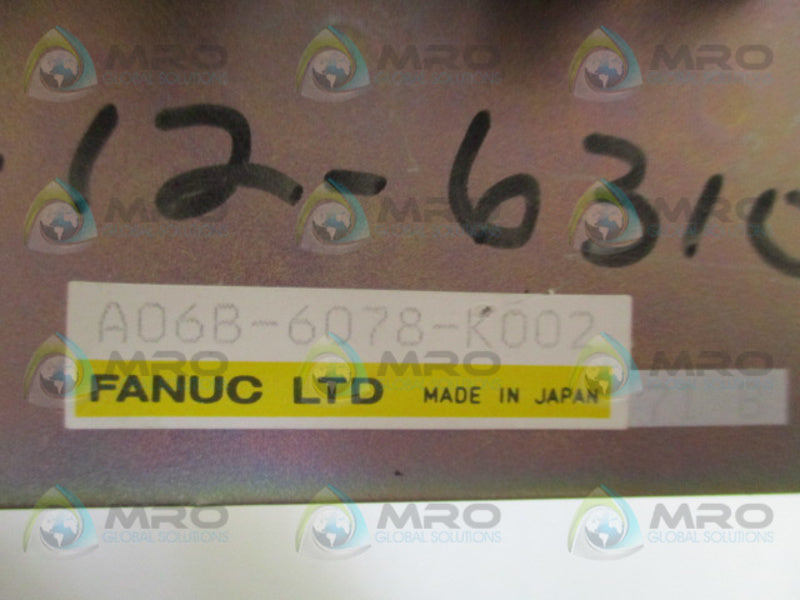FANUC A06B-6078-K002/71B FAN UNIT NSNP