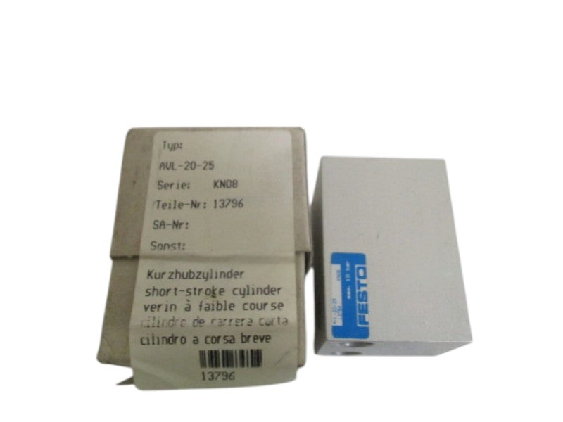 FESTO AVL-20-25 SHORT STROKE PNEUMATIC CYLINDER NSMP