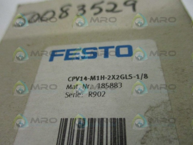 FESTO CPV14-MIH-2X2GLS-1/8 185883 SOLENOID VALVE NSMP