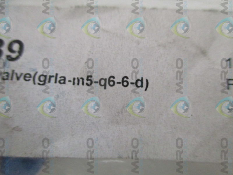 FESTO GRLA-M5-Q6-6-D FLOW CONTROL VALVE NSNP