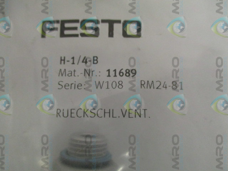 FESTO H-1/4-B 1/4" NSMP
