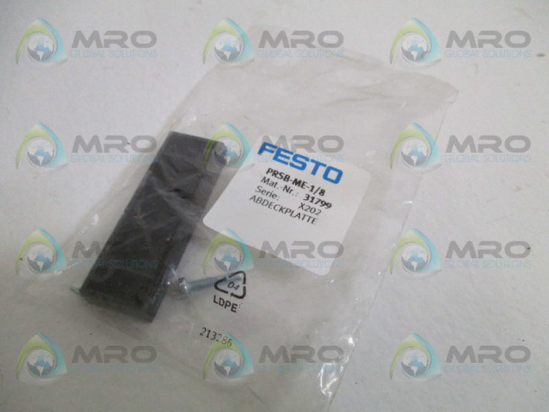 FESTO PRSB-ME-1/8 COVER PLATE NSMP