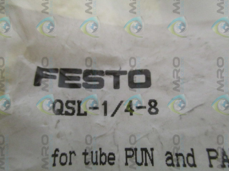 FESTO QSL-1/4-8 PNEUMATIC ELBOW FITTING NSNP