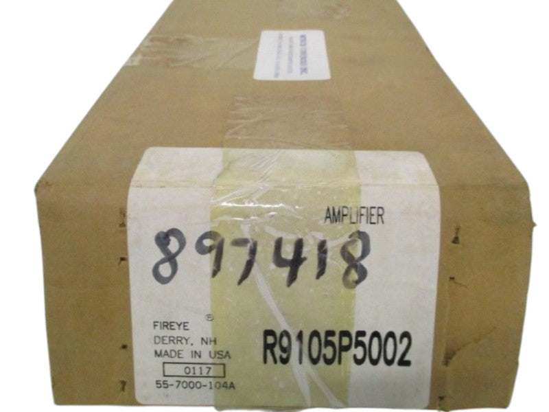 FIREYE R9105P5002 FLAME MODULE 120V AMPLIFIER NSMP