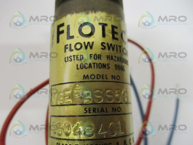 FLOTECT V6EPBSS5S FLOW SWITCH NSNP