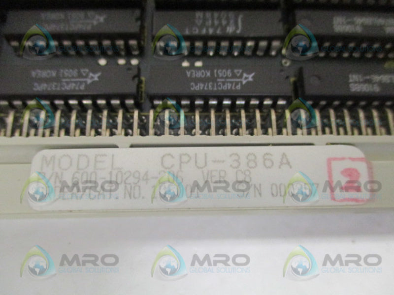 FORCE CPU-386A 600-10294-206 CONTROL PROCESS CARD (REPAIRED) UNMP