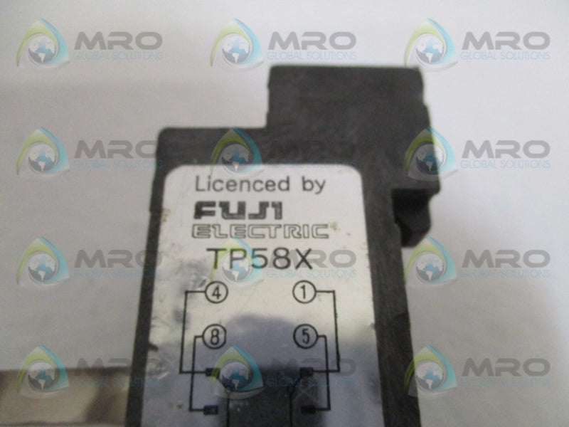 FUJI ELECTRIC TP58X RELAY SOCKET BASE UNMP
