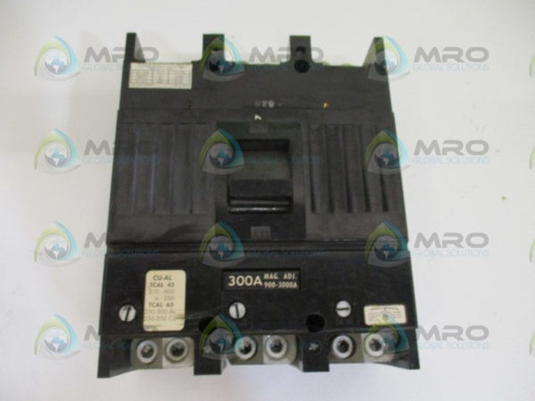 GENERAL ELECTRIC TJK636300WL CIRCUIT BREAKER 300A NSNP