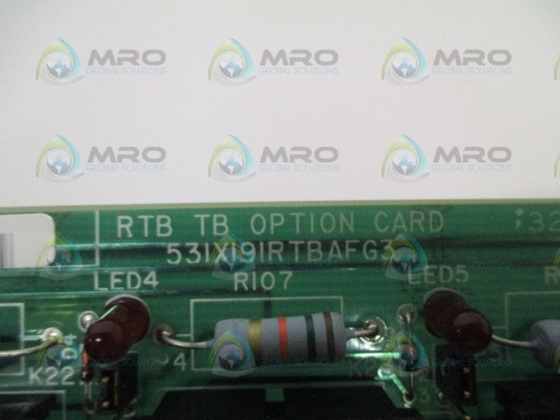 GE FANUC 531X191RTBAFG3 RTB TB OPTION CARD NSNP