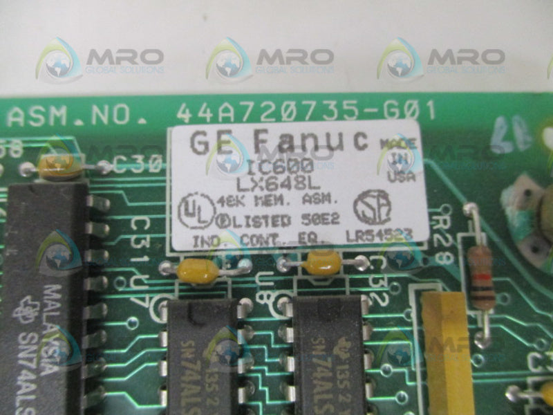 GE FANUC IC600LX648L 48K MEMORY MODULE UNMP